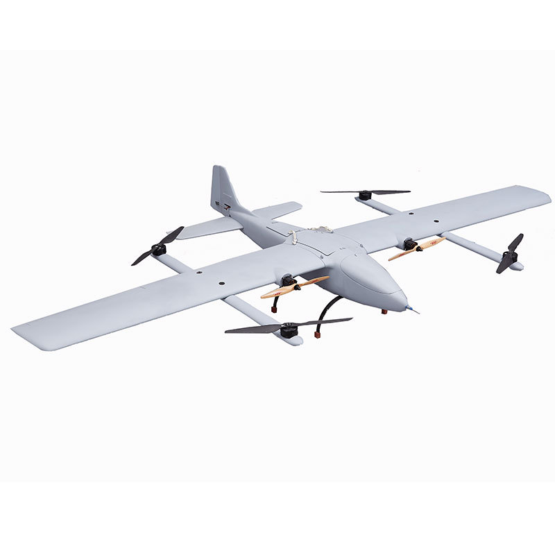 ZYHOBBY FLT300 High Efficiency Delivery 2KG Heavy Lift Cargo Drone VTOL Fixed Wing UAV with Dropping Cabin(Fuselage+Box without Wiring Accessories)