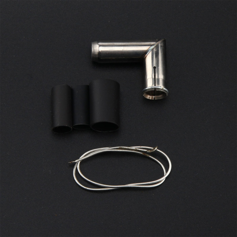 Rcexl Spark Plug Caps and Boots for 1/4-32 KIT 90 Degree