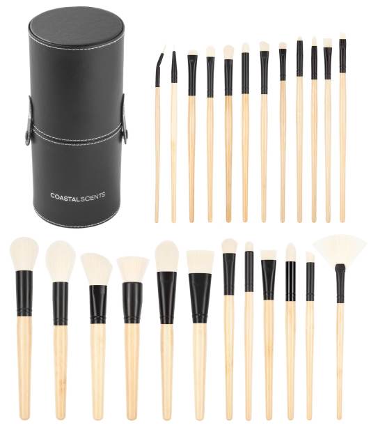 Coastal Scents Pearl 16-Piece Brush Set( BR-SET-024)