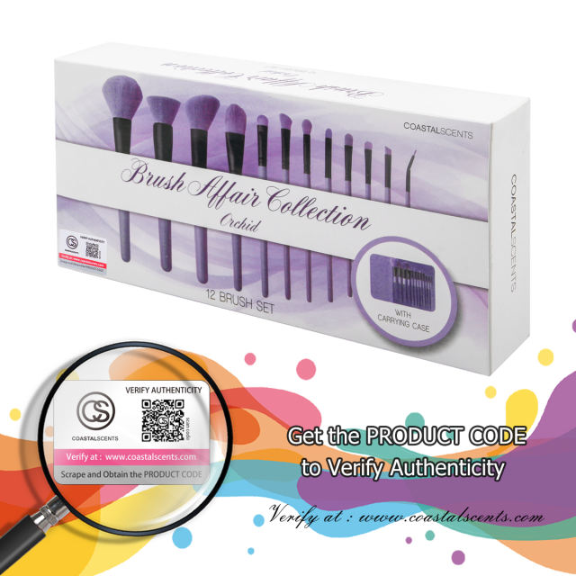 Brush Affair Collection Orchid 12 Piece Brush Set