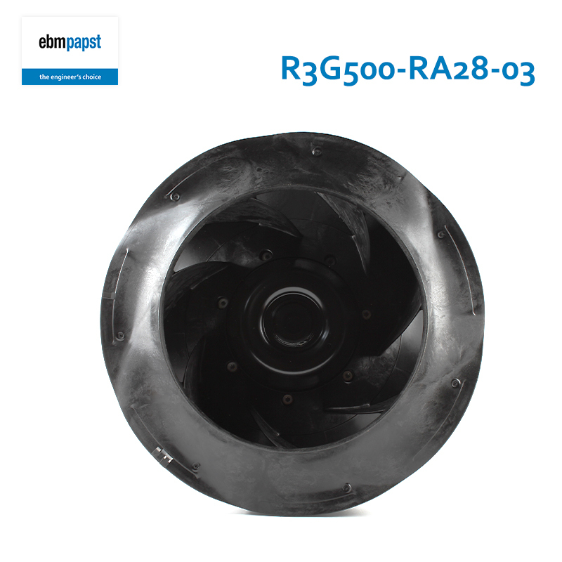 ebmpapst 500mm industrial centrifugal fans 380v centrifugal fan 380-480V 5.6A 3650W R3G500-RA28-03