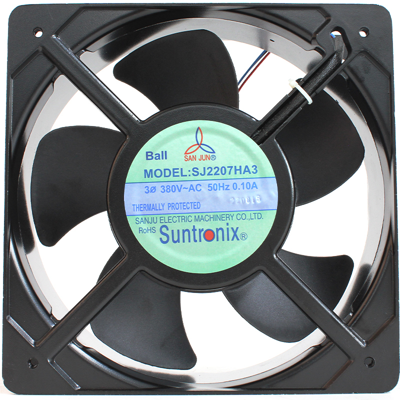 SANJUN 380v cooling fan brushless cooling fan 205×205×72mm 0.10A SJ2207HA3