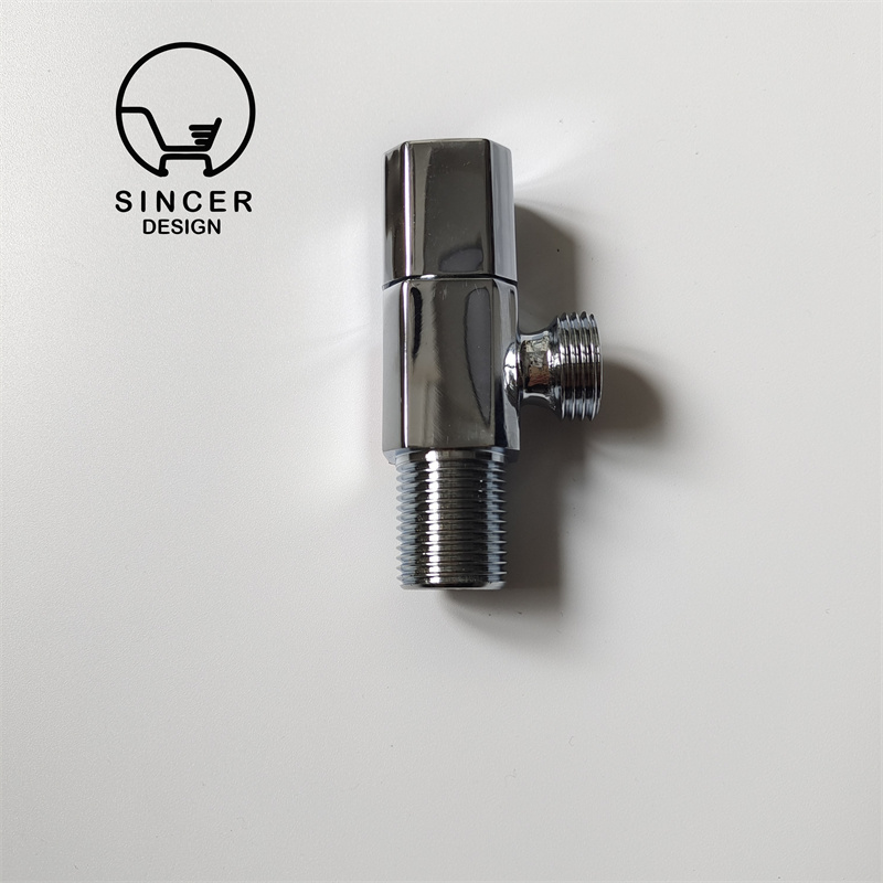 Toilet Kitchen Water Tap Faucet Bathroom Accessories Brass 1 2 Angle Valves