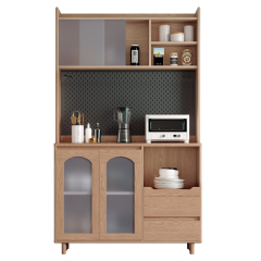 Ash Wood Kitchen Cabinet