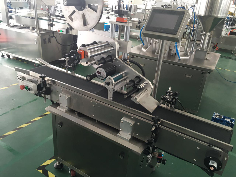 Automatic Top Surface Sticker Labeling Machine For Box / Cards And Bottle Labeling Machine