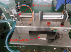 Semi automatic liquid filling machine