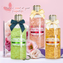 wholesale 750ml jasmine fragrance whitening shower gel