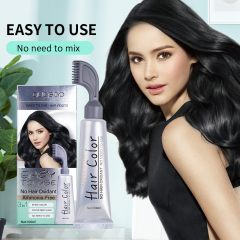 home use augeas 100ml semi-permanent black hair color cream