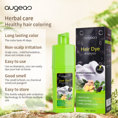 2023 augeas new arrival 200ml herbal hair dye shampoo