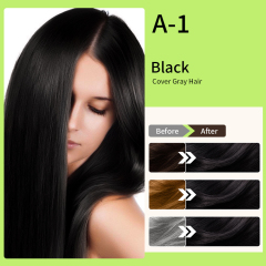 2023 augeas new arrival 200ml herbal hair dye shampoo