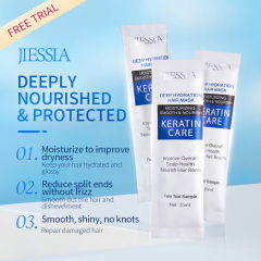 15ml private label wholesale jiessia keratin hair mask sachet