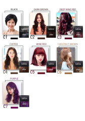 Meidu wholesale black herbal dark coffee chestnut brown hair dye color shampoo