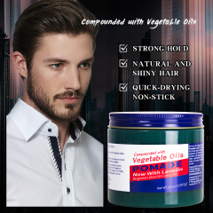 397g Jiessia Vegetable Hair Oils Hair Care Anti-frizz Pomade For man