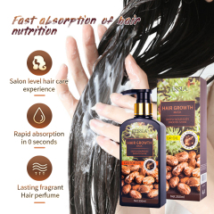 Jiessia 350ml hair care treatment smooth castor oil repair damaged anti hair loss hair growth mask