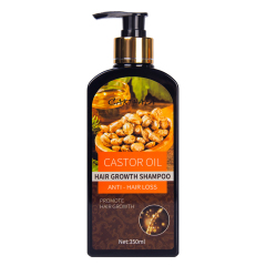 350ml New products hair care castor oil hair growth shampoo anti hair loss shampoo
