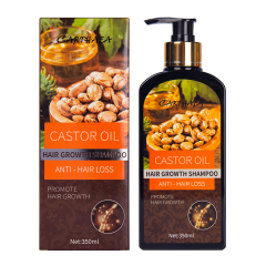 350ml New products hair care castor oil hair growth shampoo anti hair loss shampoo
