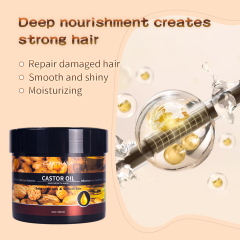 500ml castor oil smooth repair moisturizing anti hair loss hair growth mask