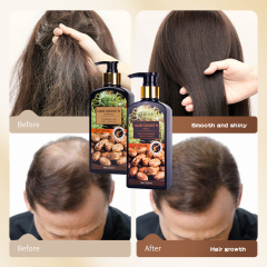 Jiessia 350ml hair care treatment smooth castor oil repair damaged anti hair loss hair growth mask