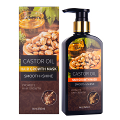 350ml wholesale hair care treatment castor oil repair damaged hair growth mask anti hair loss hair mask