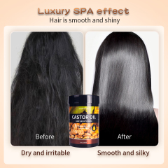 1000ml private label castor oil repair damaged hair growth mask anti hair loss hair mask