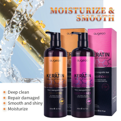 New private label wholesale repair damaged hair care treatment keratin shampoo and conditioner
