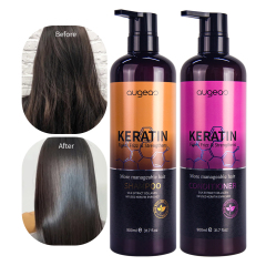 New private label wholesale repair damaged hair care treatment keratin shampoo and conditioner
