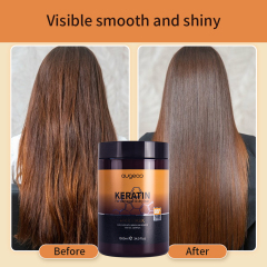 Augeas private label hair care treatment anti frizz smooth repair damaged keratin hair mask