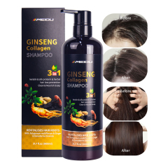 Wholesale meidu collagen herbal ginger natural anti dandruff control oil hair shampoo