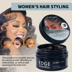 private label braid molding strong hold styling edge control hair wax for women men