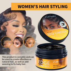 private label braid molding strong hold styling edge control hair wax for women men