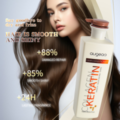 Augeas hair care treatment anti frizz keratin collagen scalp care hair shampoo and conditioner set