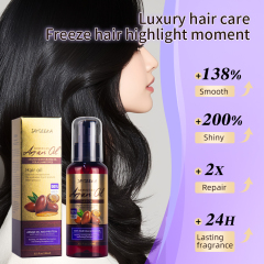 Hair care Treatment herbal argan oil collagen essential Serum Nourishing long Hair Oil