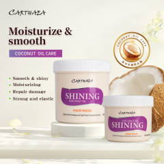 Wholesale hair care treatment anti frizz coconut repair damaged smooth hair mask
