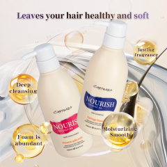 Wholesale anti frizz repair damaged hair care treatment coconut oil shampoo and conditioner