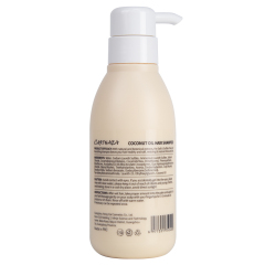 Private label anti frizz repair damaged hair care treatment set coconut oil shampoo and conditioner