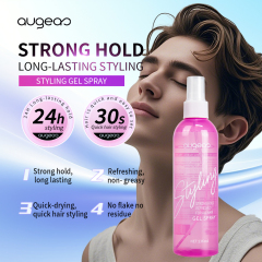 Wholesale Augeas Holding Men Women Strong Hold Hair Styling Spray for Salon