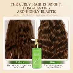 Fast Styling 24-Hour Moisture Elastin Lock Long Lasting Instant Wave Activator hair Leave-In Conditioner for Curly Hair