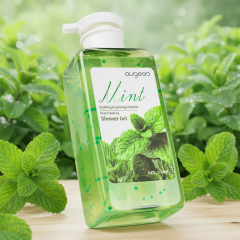 New Arrival Good Price Mint Essential Oil Soothing Clear Skin Refreshing Long Lasting Fragrance Shower Gel