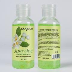 Wholesale Price Jasmine Petals Essential Oil Soothing Clear Skin Refreshing Long Lasting Fragrance Shower Gel