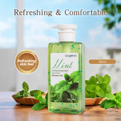 New Arrival Good Price Mint Essential Oil Soothing Clear Skin Refreshing Long Lasting Fragrance Shower Gel