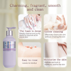 Perfumed Luxury Bath Wash Sets Refreshing Long Lasting Fragrance Soothing Exfoliating Body Shower Gel