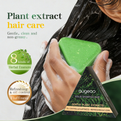 Private Label Anti-Dandruff Deep Cleansing Hair Growth Oil Control Damage Repair Healthy-Looking Hair Shampoo Bar