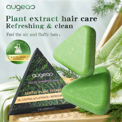 Private Label Anti-Dandruff Deep Cleansing Hair Growth Oil Control Damage Repair Healthy-Looking Hair Shampoo Bar