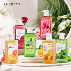 Wholesale Manufacturer Relaxing Aroma Daily Use Body Wash Moisturizing Pink Rose Shower Gel