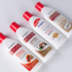 Wholesale Natural Whitening Body Milk Skin Care Moisturizing Lightening Bleaching Kojic Acid Papaya Body Lotion for Black Skin