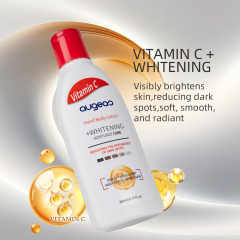 Wholesale Augeas Moisturizing Brightening Skin Whitening Vitamin C Body Lotion for Black Skin