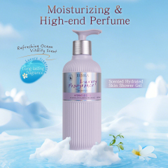 Perfumed Luxury Bath Wash Sets Refreshing Long Lasting Fragrance Soothing Exfoliating Body Shower Gel