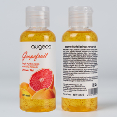 Wholesale Manufacturer Professional Deep Fresh Citrus Scent Oil Control Body Wash Augeas Grapefruit Shower Gel