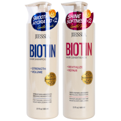 Wholesale Price Strengthen Roots Anti Dandruff Repair Natural Oil Biotin Keratin Hair Shampoo Conditioner Set