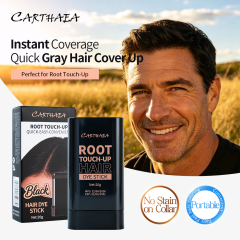 Carthaea OEM Grey Coverage Root Touch up Instant Hair Color Easy Apply Temporary Touch up Hair Dye Stick